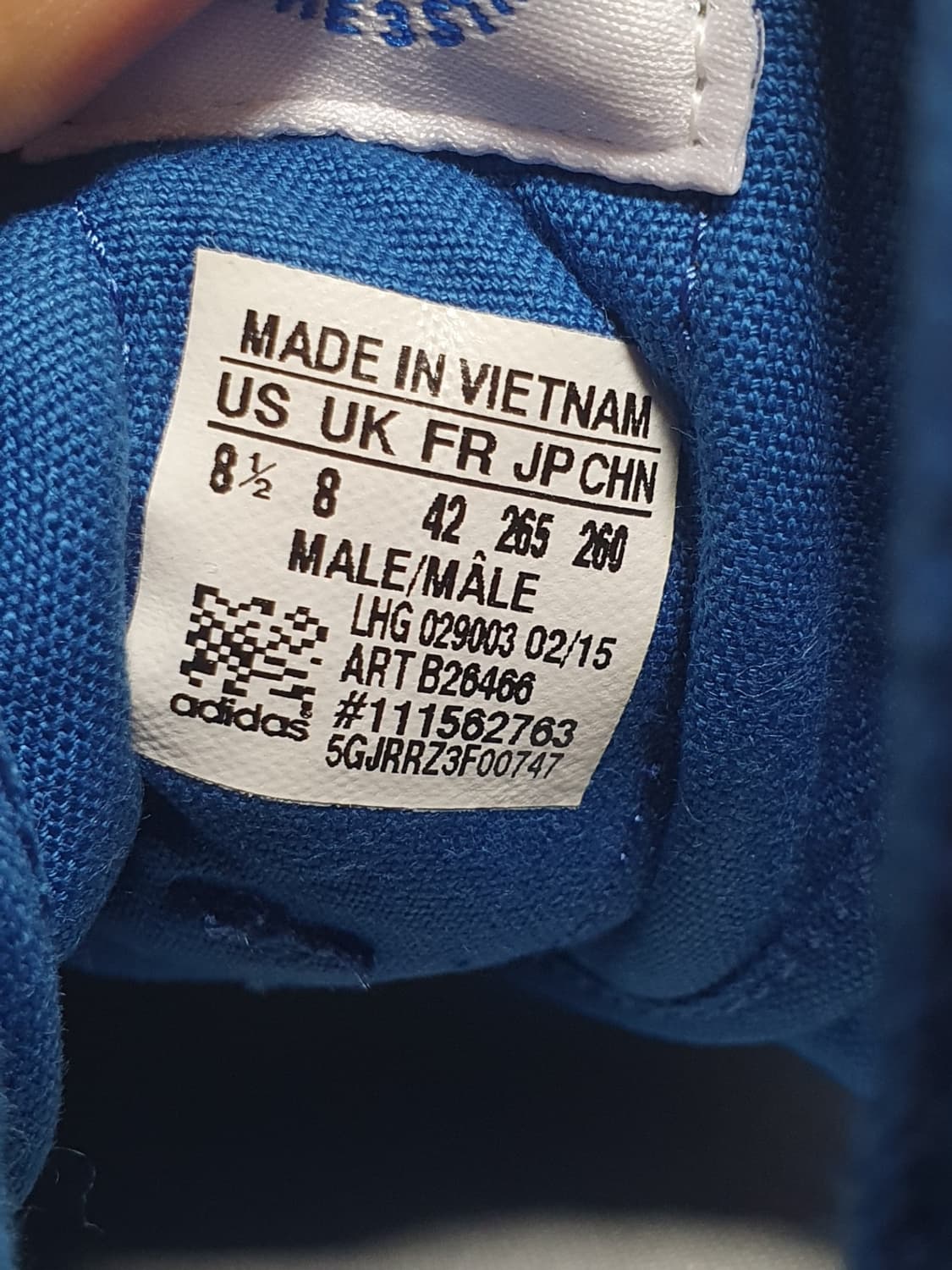 265mm 아디다스 x 니고 슈팅스타 캔버스 하이탑 다크 블루 스니커즈 상품이미지8