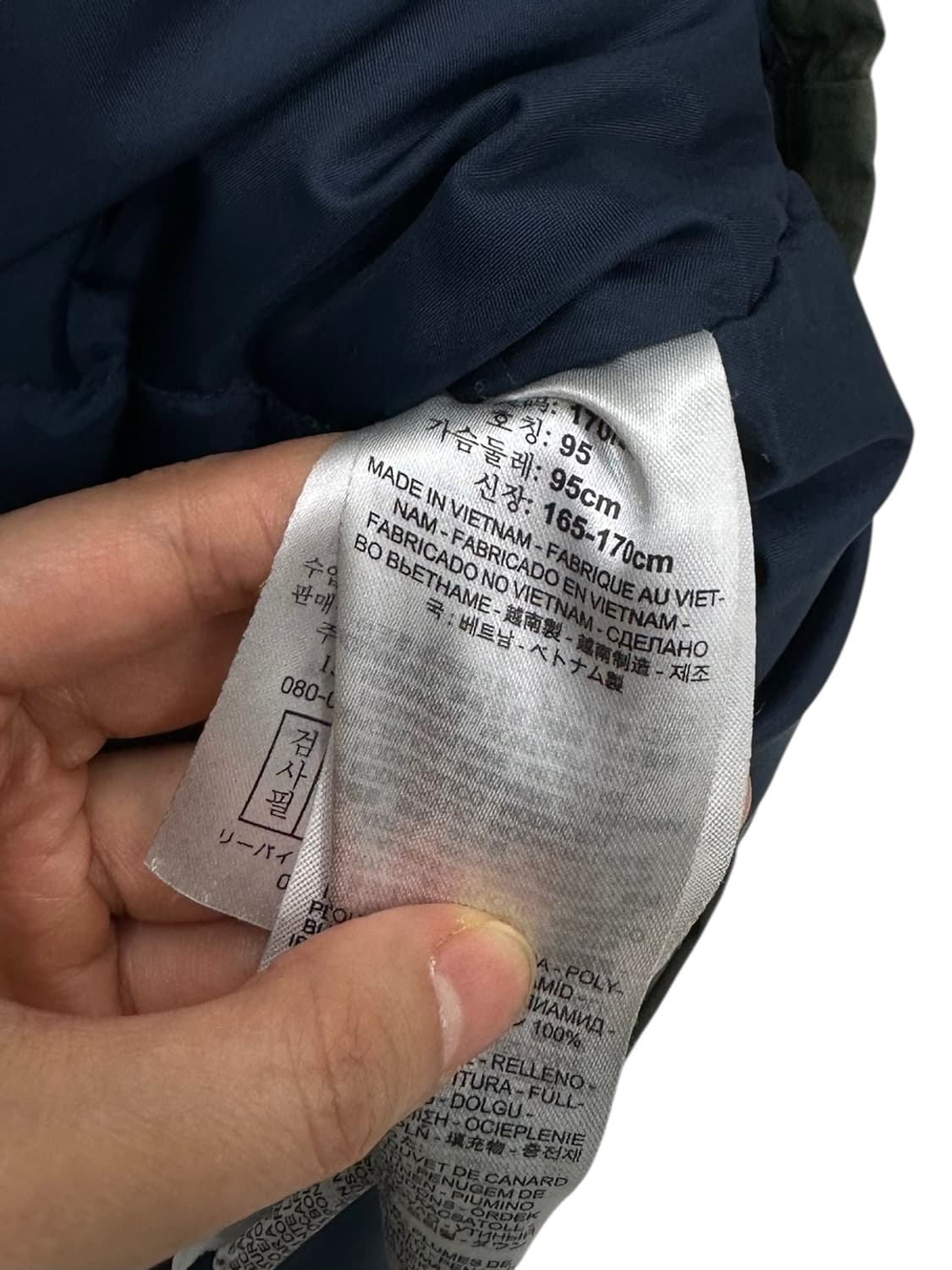 리바이스 덕다운 패딩 카키 (M) 상품이미지9