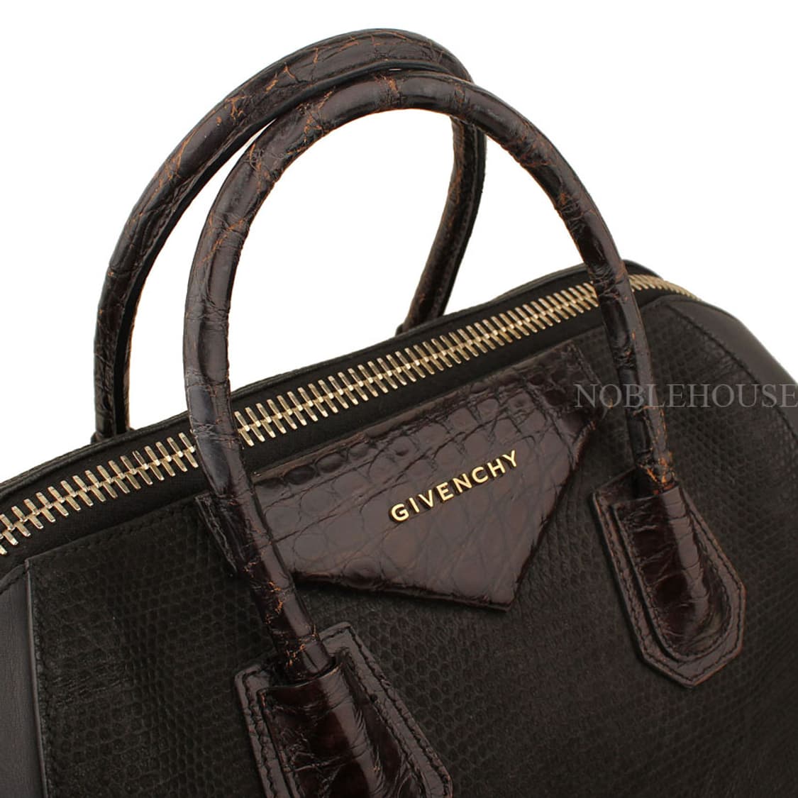 지방시 블랙 리자드&와니패턴 안티고나 미듐 토트겸 숄더백 상품이미지6