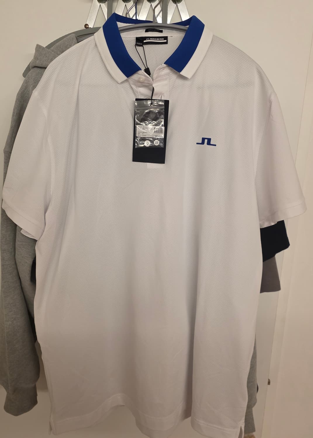 택달린 새상품)제이린드버그 벤지 레귤러핏 폴로 티셔츠 화이트 xl  상품이미지3