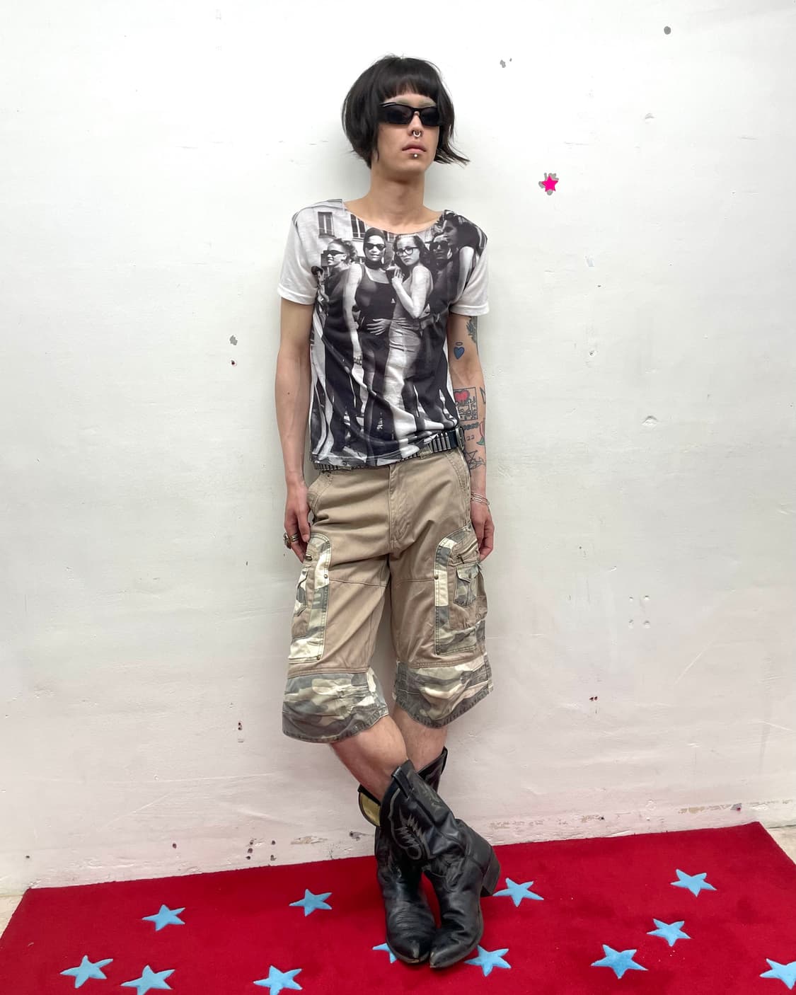 Retro Girl Printed T-Shirt 상품이미지4