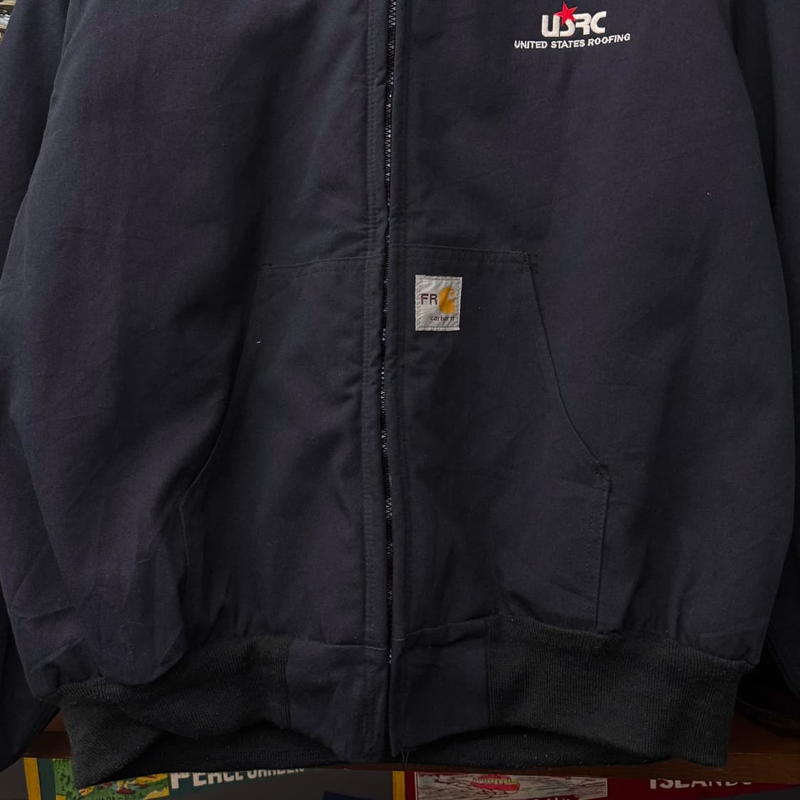 00s 칼하트 FR 오리지널 USRC 로고 워크 덕 엑티브 자켓 N224 상품이미지4