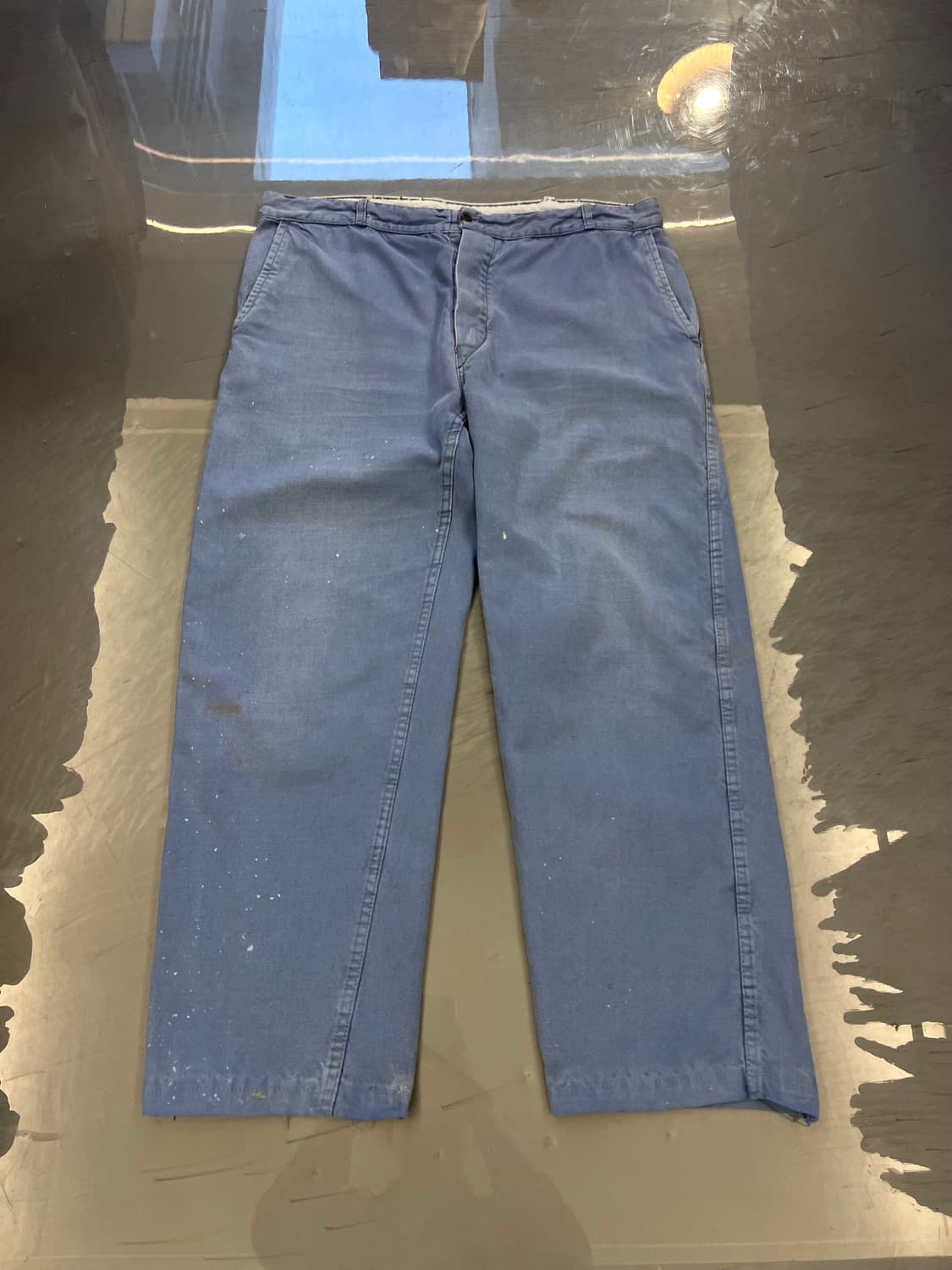 OLD VINTAGE HARD FADED 빈티지프렌치워크팬츠 상품이미지1