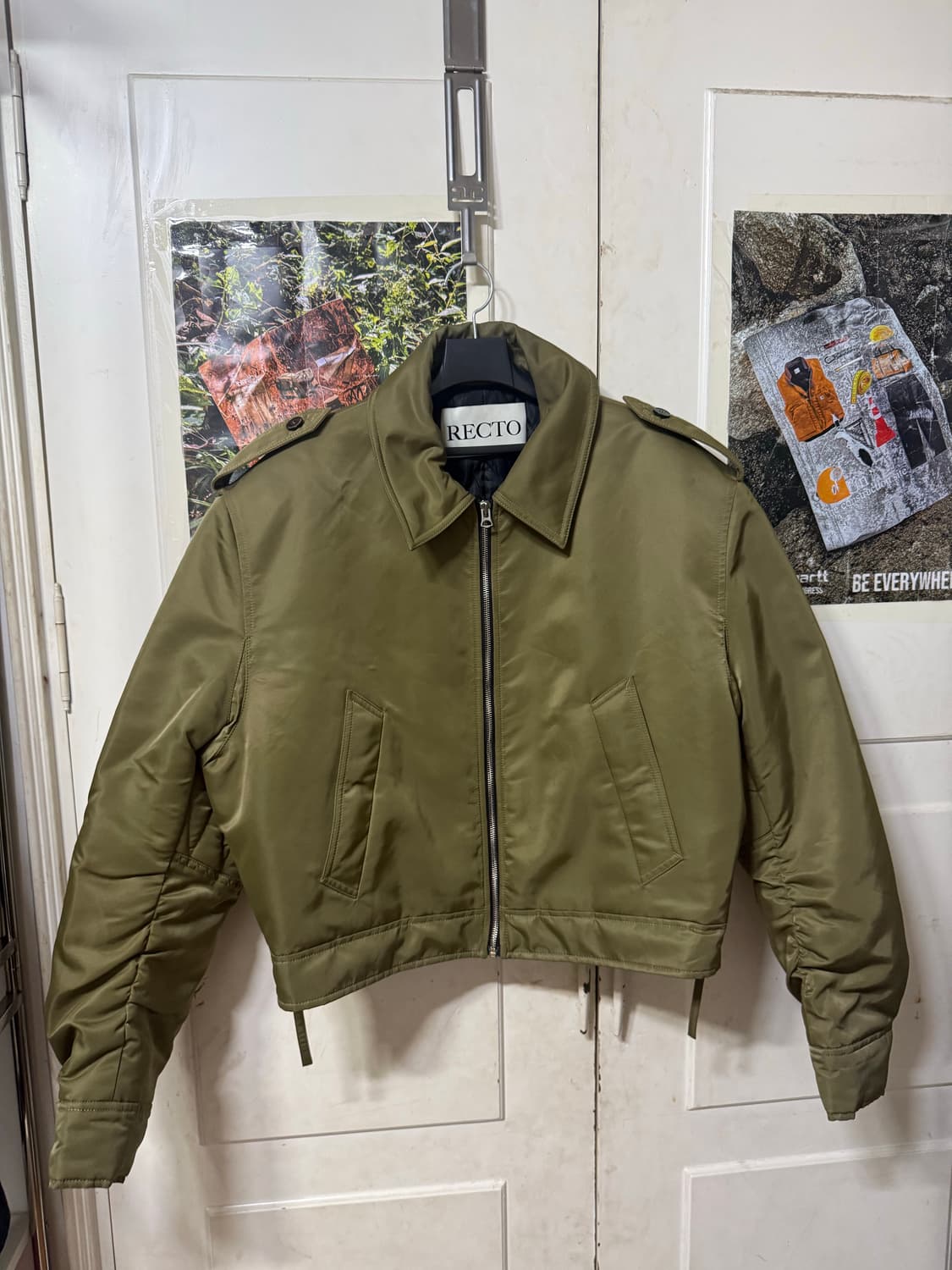 렉토 톨루즈 봄버 자켓 올리브 m 상품이미지2