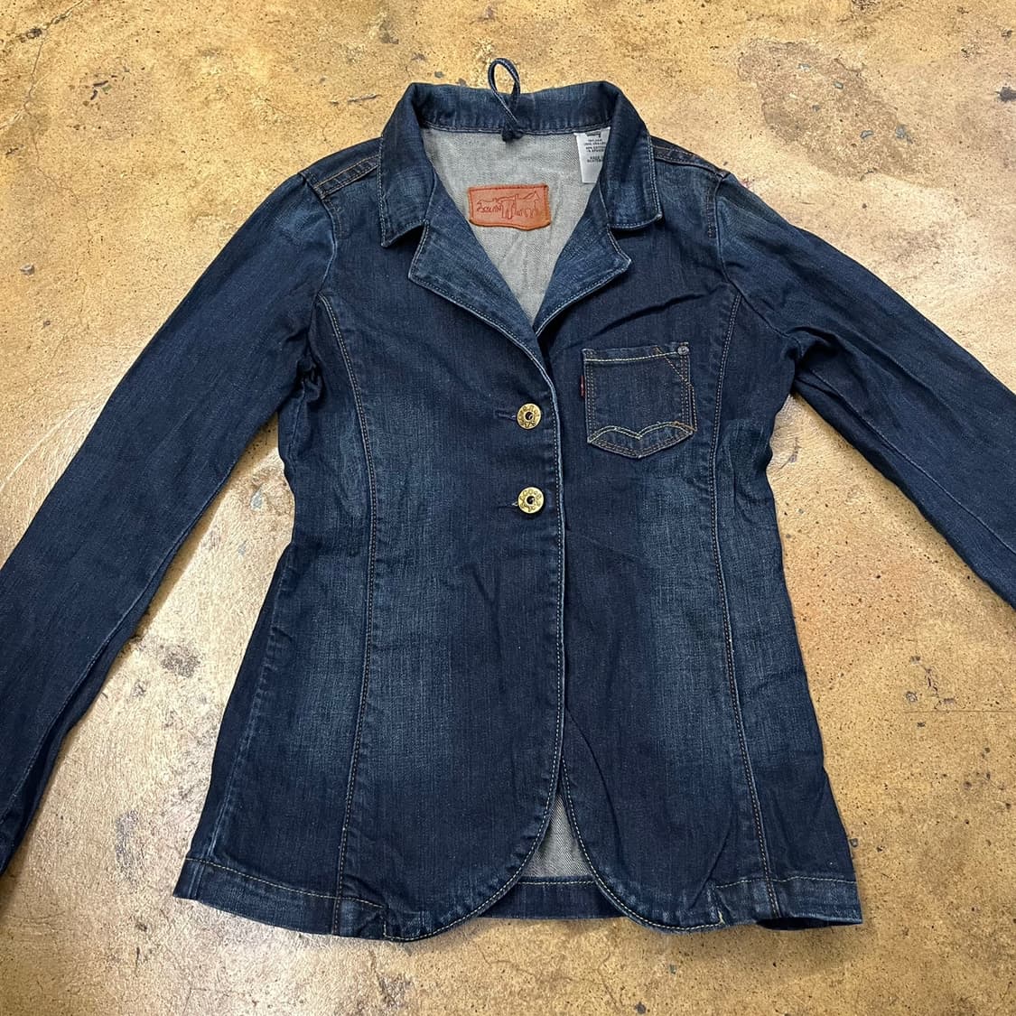 [정품/S] 리바이스 데님 블레이저 자켓 b16 상품이미지3
