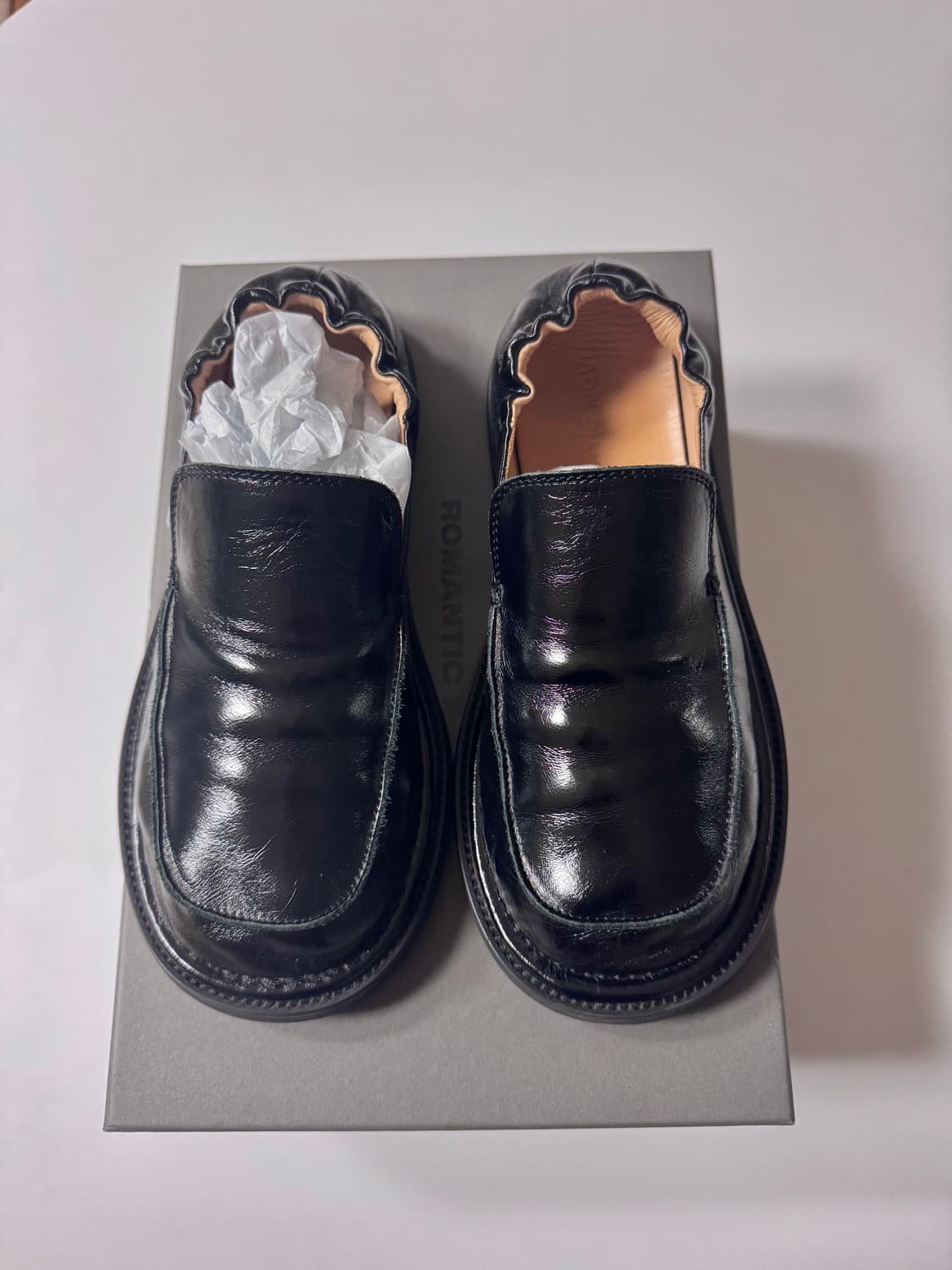 [240] 로맨틱무브 삭 바부슈 크랙블랙 상품이미지2