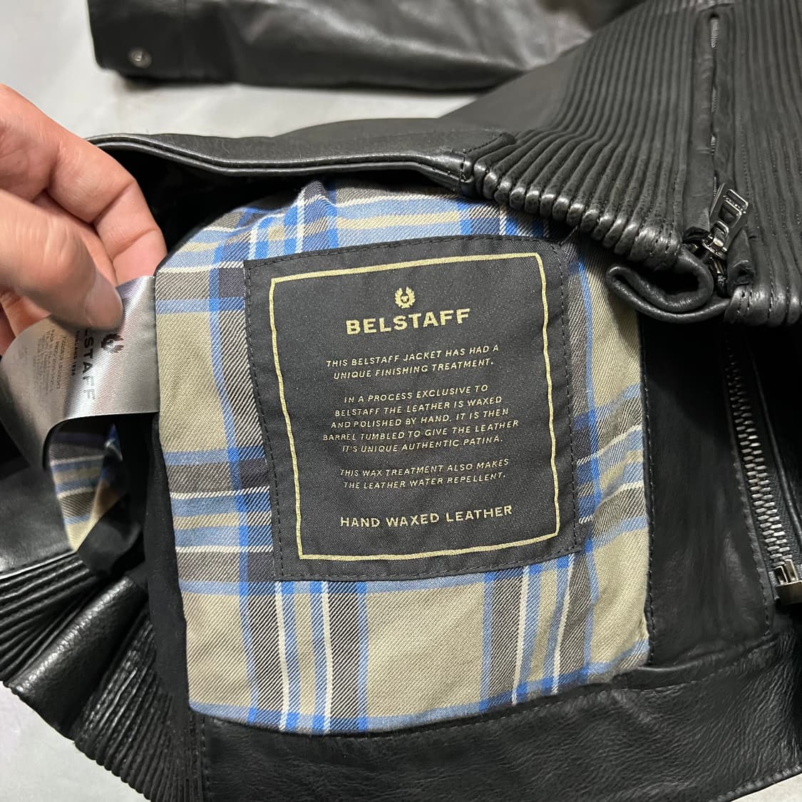  벨스타프 갱스터 레더 바이커 자켓 y15726 상품이미지8