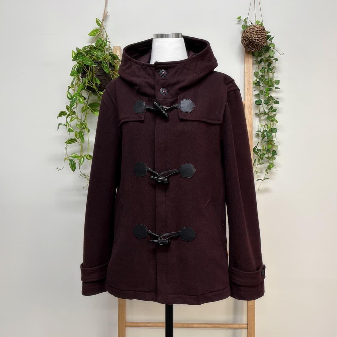 JPN/ 모리걸떡볶이코트 더블코트 브라운떡볶이코트 숏코트 크롭코트 상품이미지1