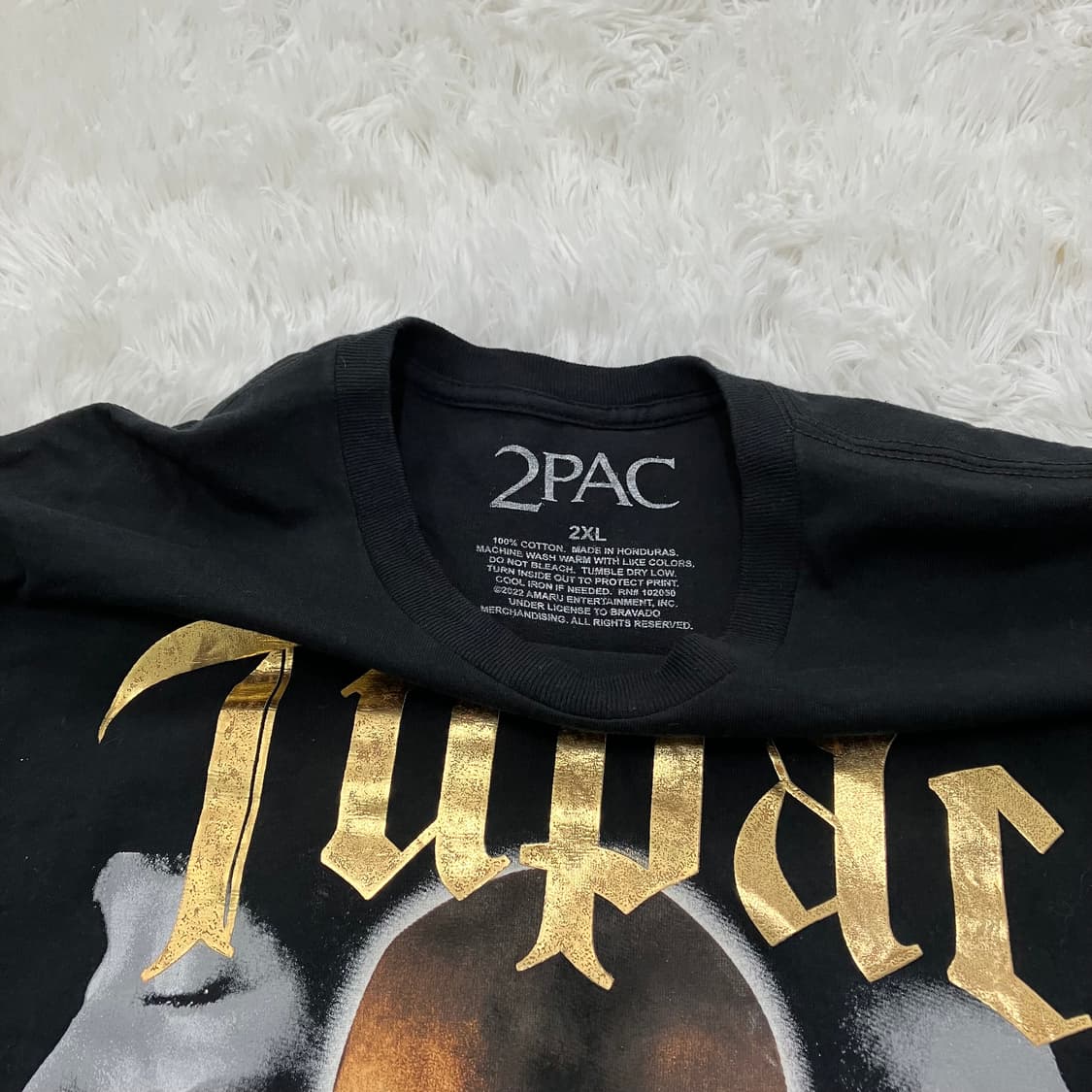 빈티지 투팍 반팔 1027 y2k 스트릿 갸루 펑키 일본빈티지 fabri 상품이미지4