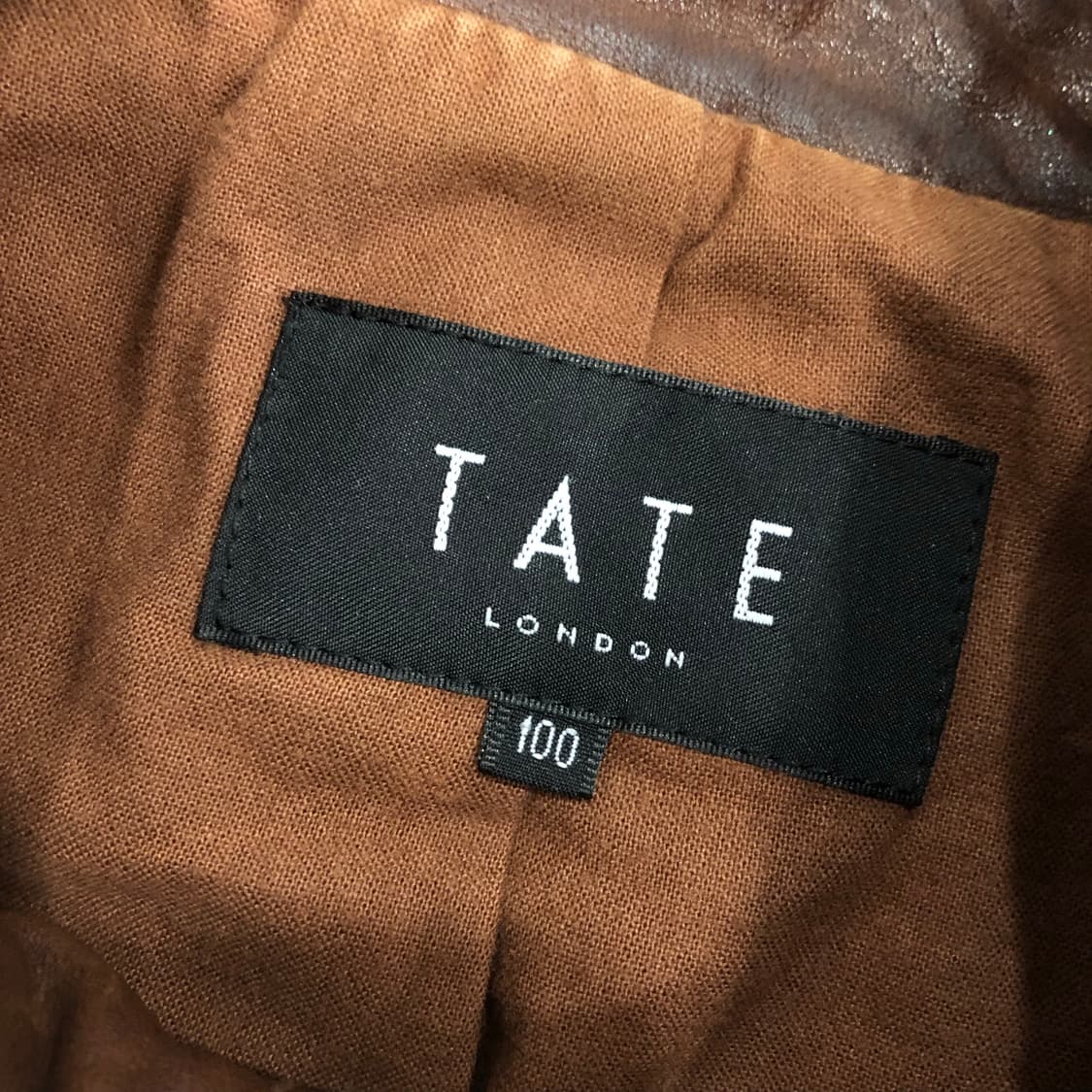 테이트 양가죽 브라운 레더 가죽 자켓 상품이미지5