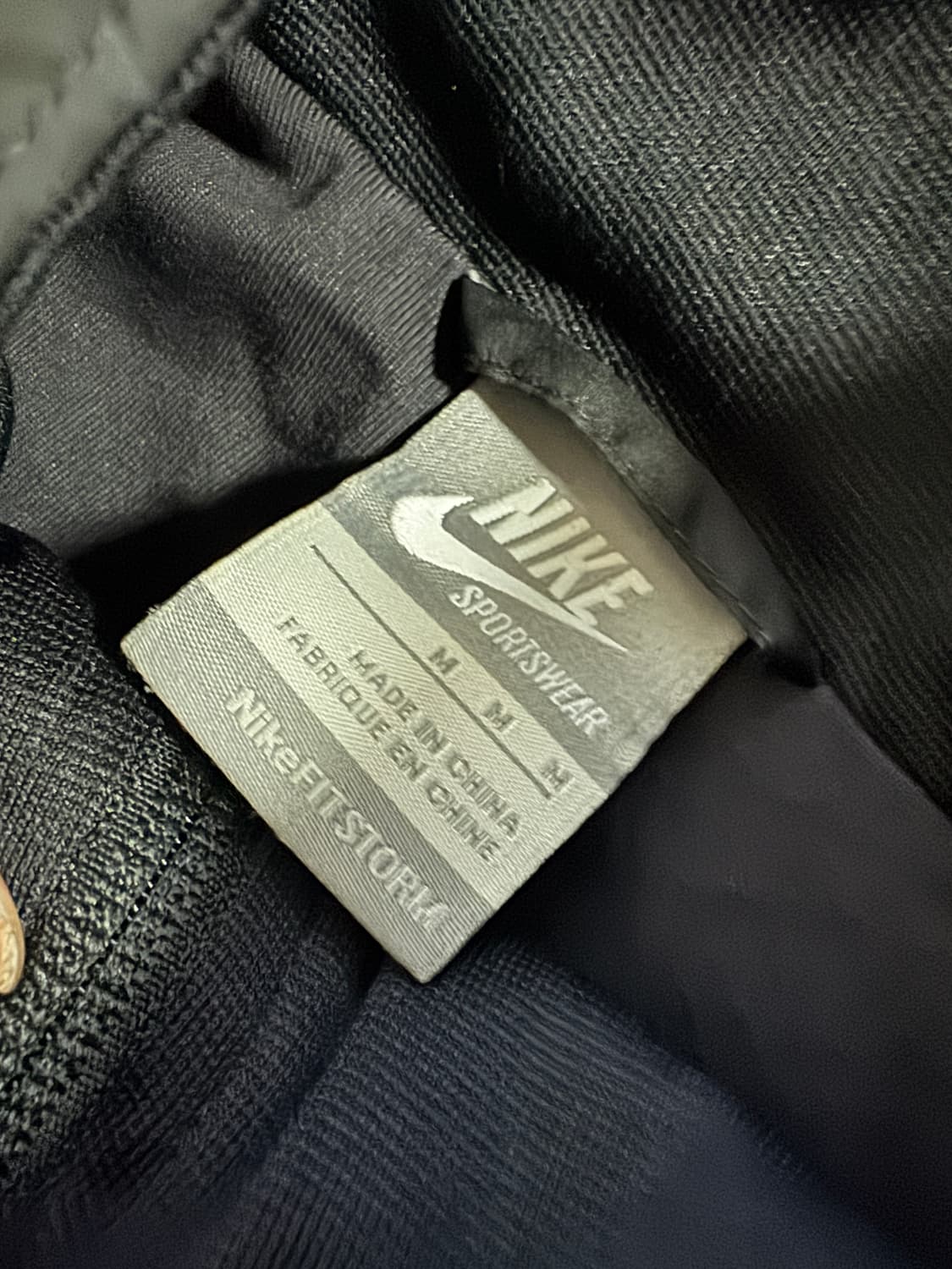 여성 나이키 올드스쿨 스포츠웨어 바람막이 S 블랙 상품이미지3