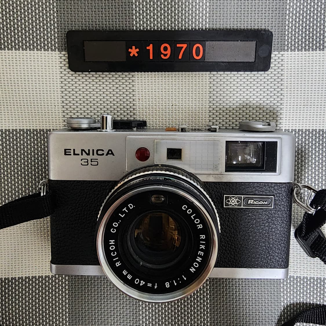 리코 엘리카 35 필름카메라 실버바디 상품이미지1