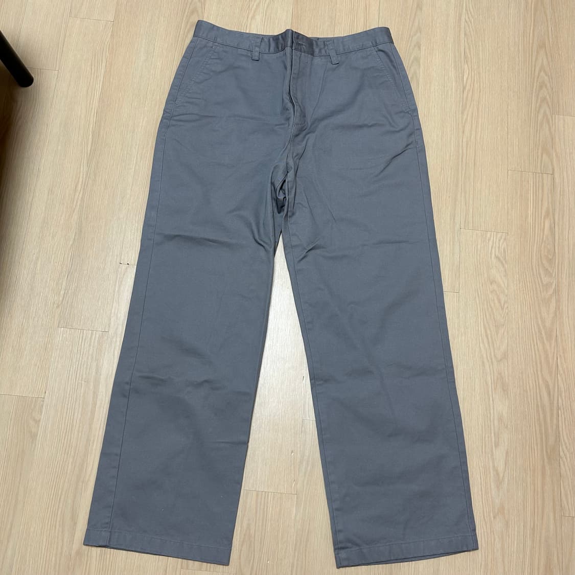 무신사 와이드 치노팬츠 그레이 상품이미지1