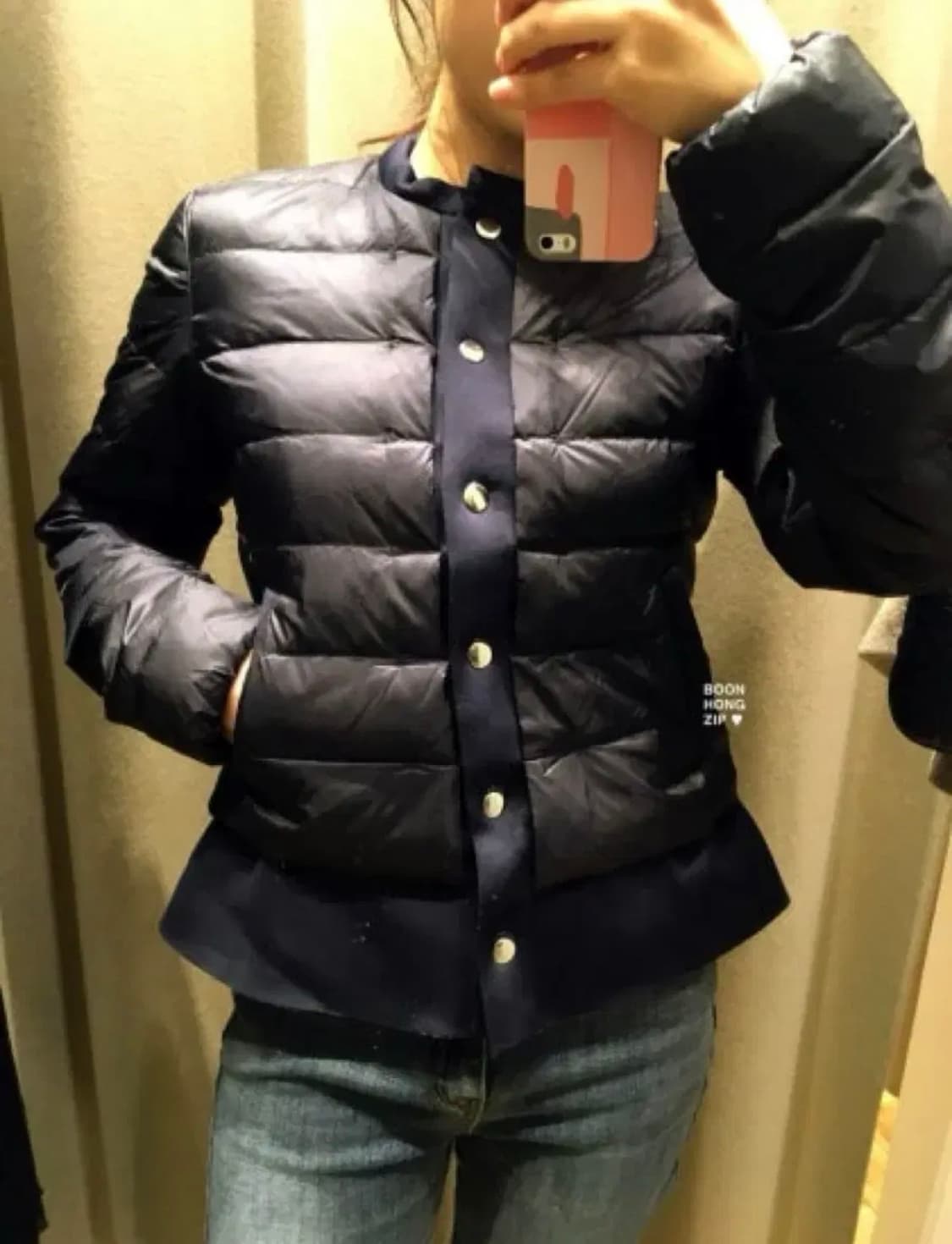 마쥬 오리털 프릴 패딩 경량패딩 상품이미지8