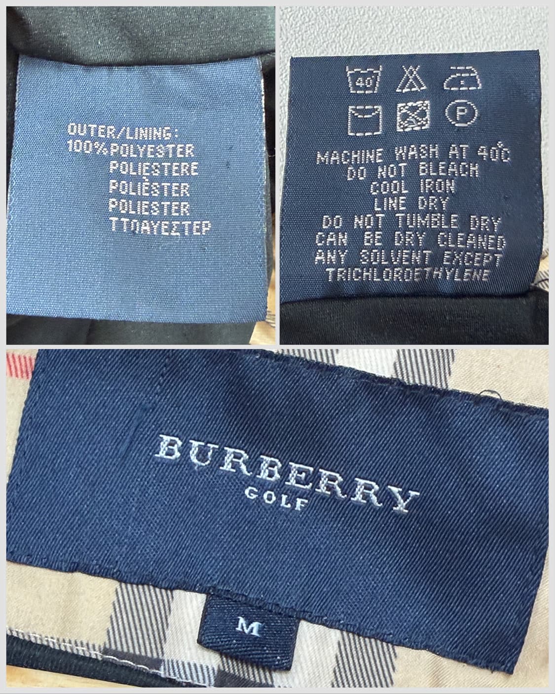 버버리 골프 폴리 노바체크 하프집업 셔츠 상품이미지5