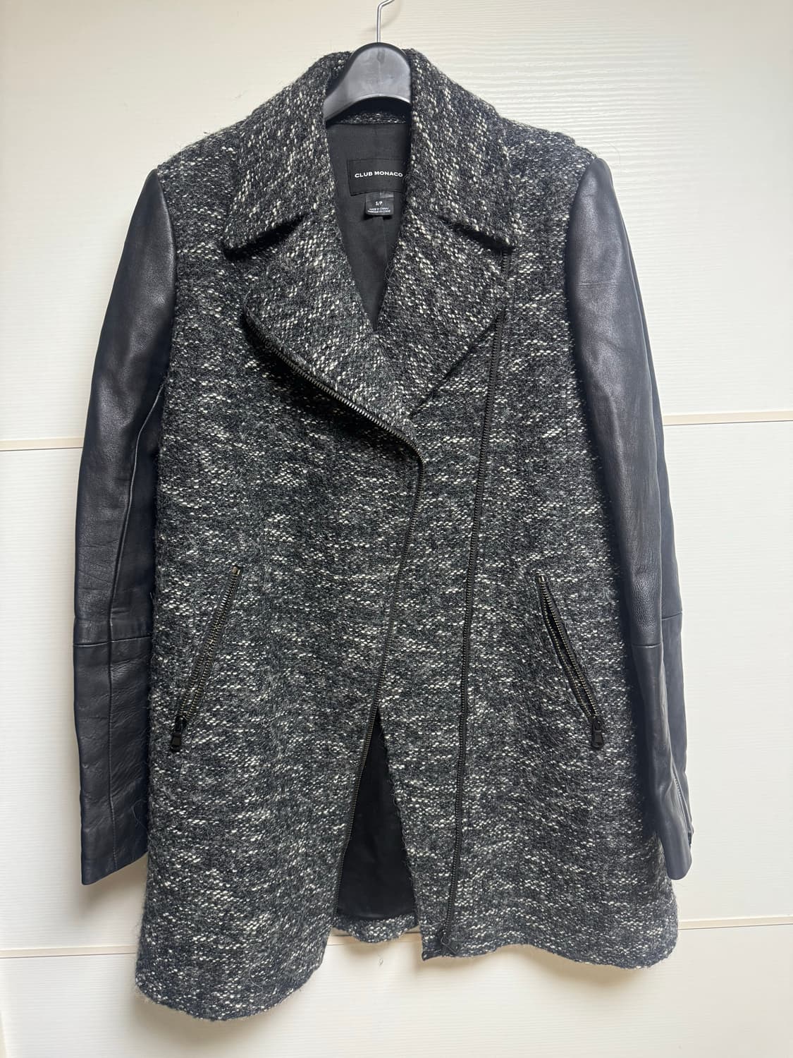 클럽모나코 레더소매 반코트 S 상품이미지1