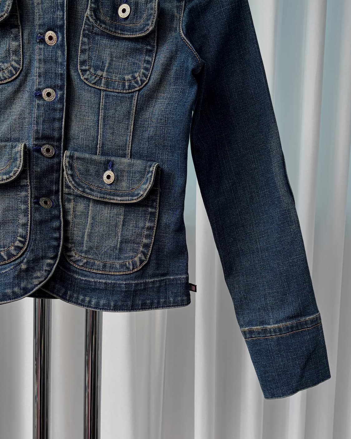 [XS]폴로 랄프로렌 진스 엘보패치 데님 자켓 상품이미지8