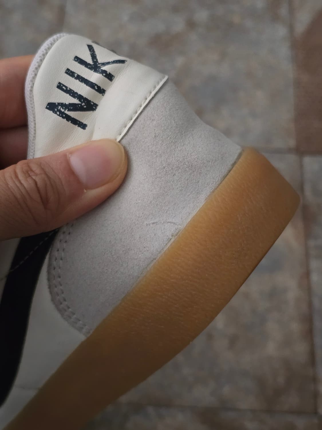 (280)나이키 킬샷 2 레더 오일 그레이 검  상품이미지8