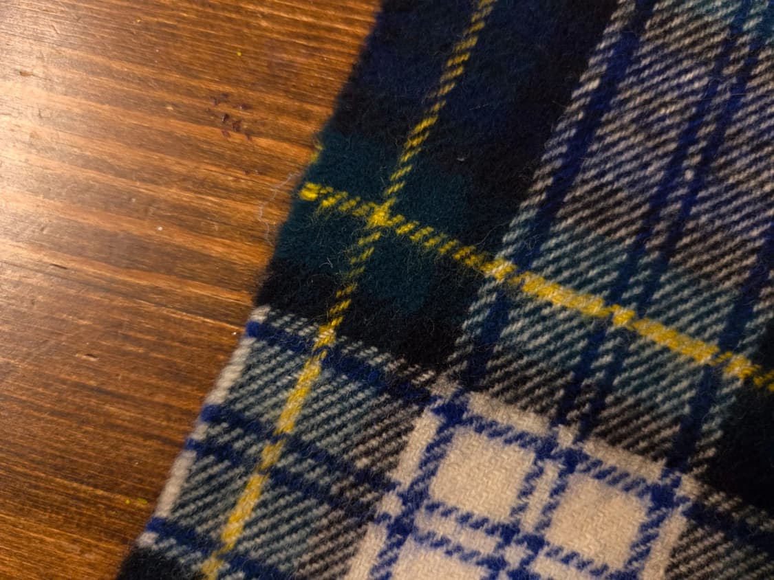 까르트 블랑쉐 타탄체크 머플러 상품이미지2