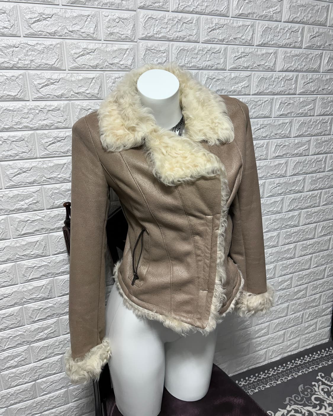 00‘s Y2K Shearling Short Jacket 상품이미지1