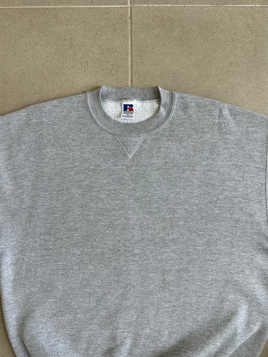 90s 빈티지 러셀 스웻셔츠 그레이 XL USA 상품이미지4