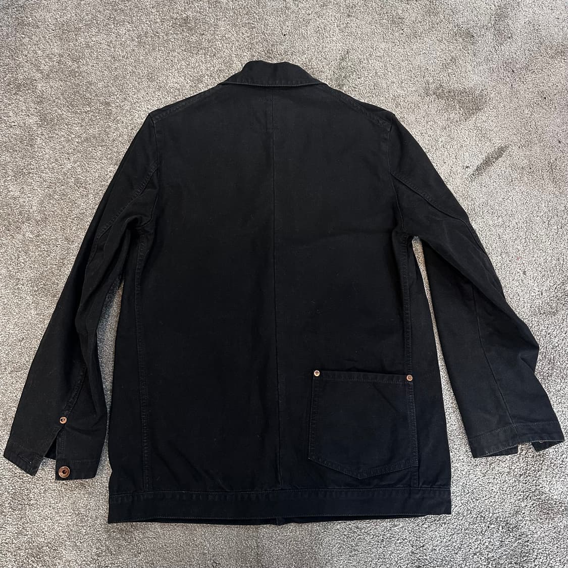 에드윈 90s 블랙 코튼 커버올 자켓M 상품이미지6