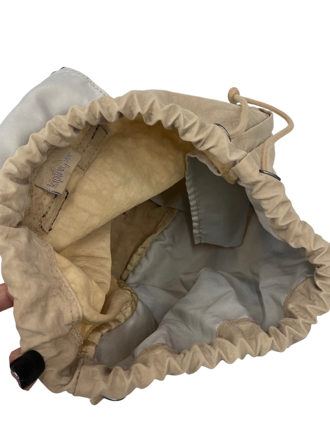 키플링 y2k 연베이지 보부상 백팩 상품이미지3