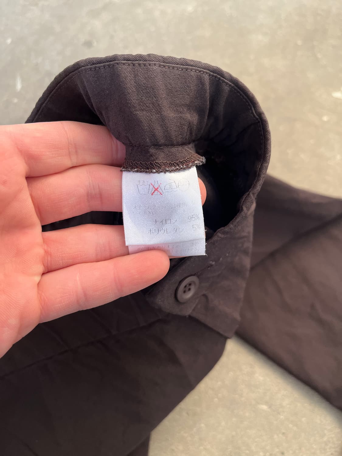 Issey Miyake 주름가공 브라운 팬츠 상품이미지6