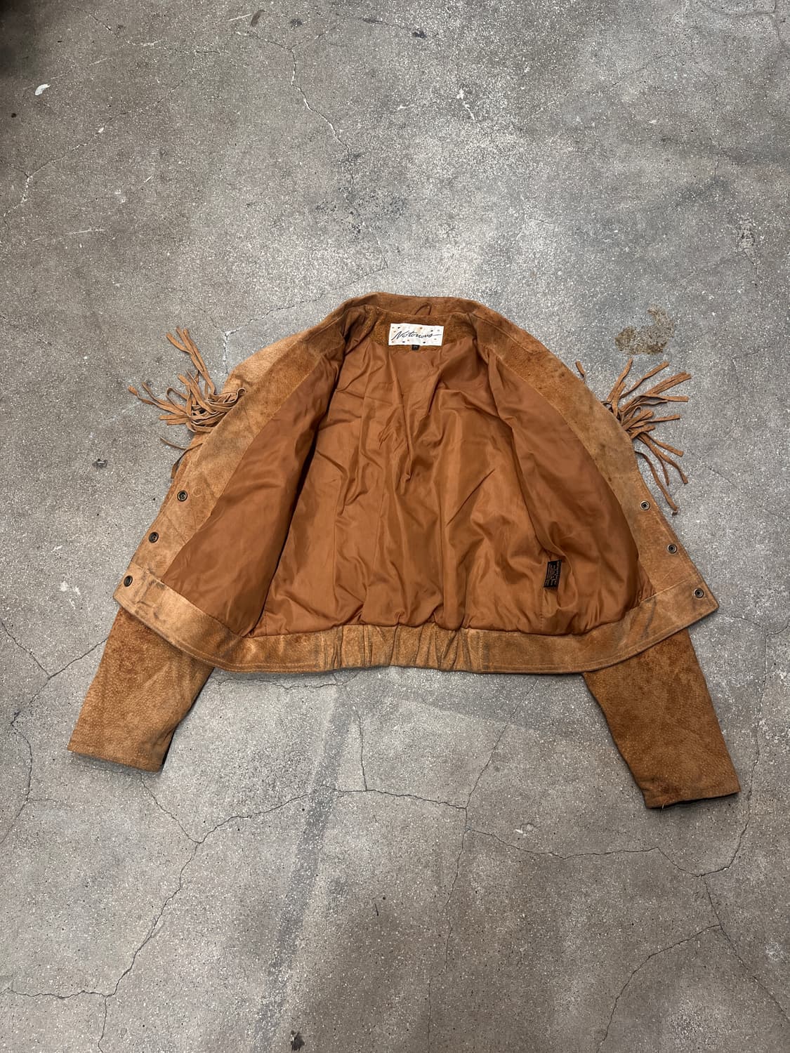 빈티지 스웨이드 프린지 자켓 상품이미지8