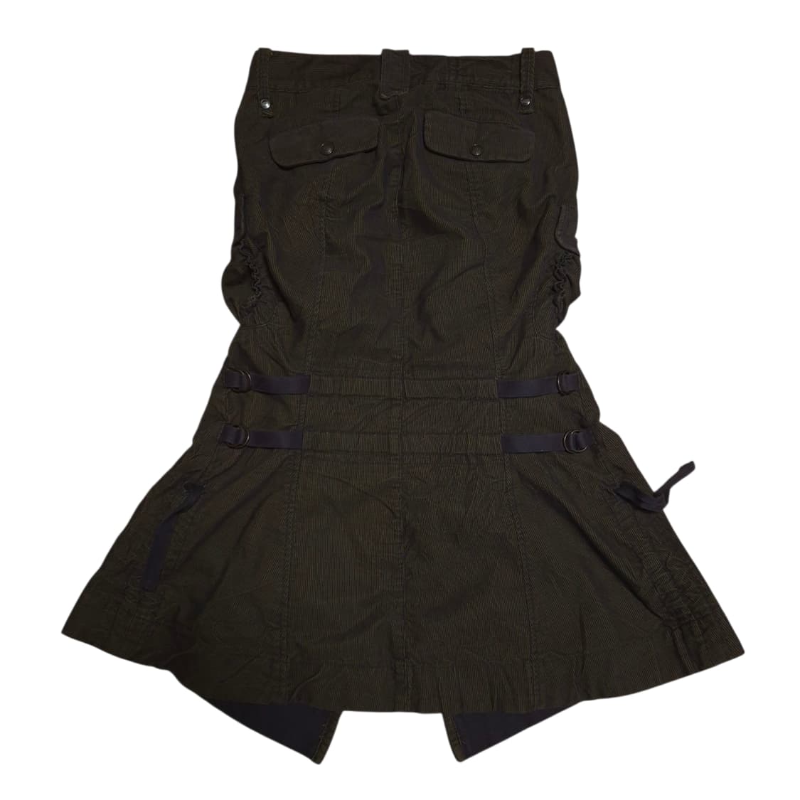 마리떼 프랑소와 저버 코듀로이 셔링 카고 롱스커트 상품이미지4