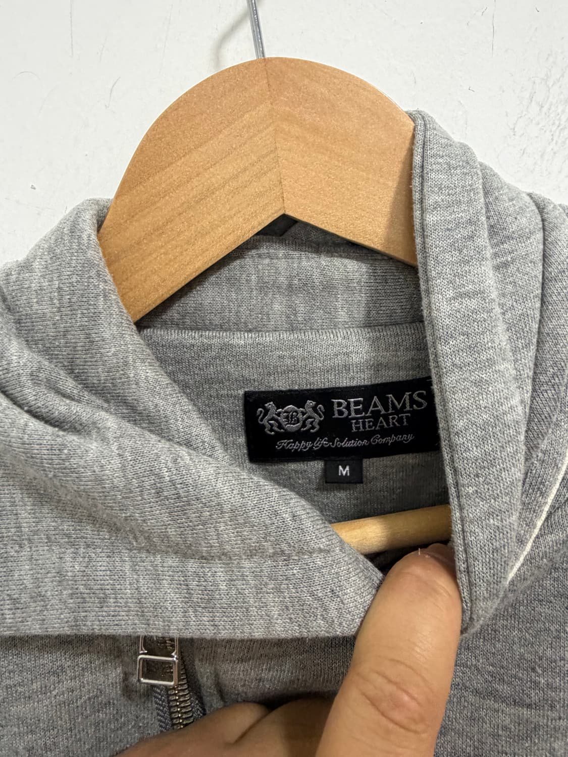 빔즈 하트 사선 라이더 자켓 상품이미지6