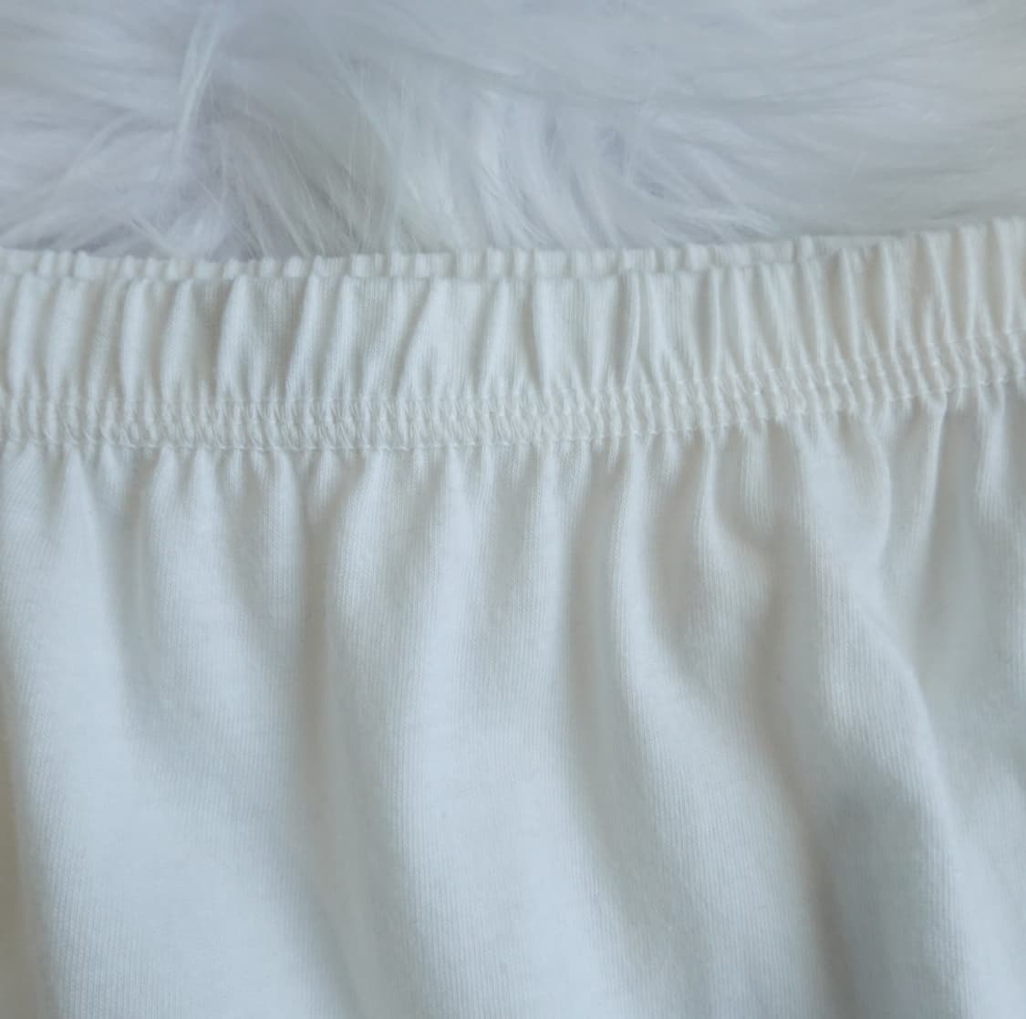 화이트 캉캉 프릴 밴딩 스커트 1886 상품이미지10