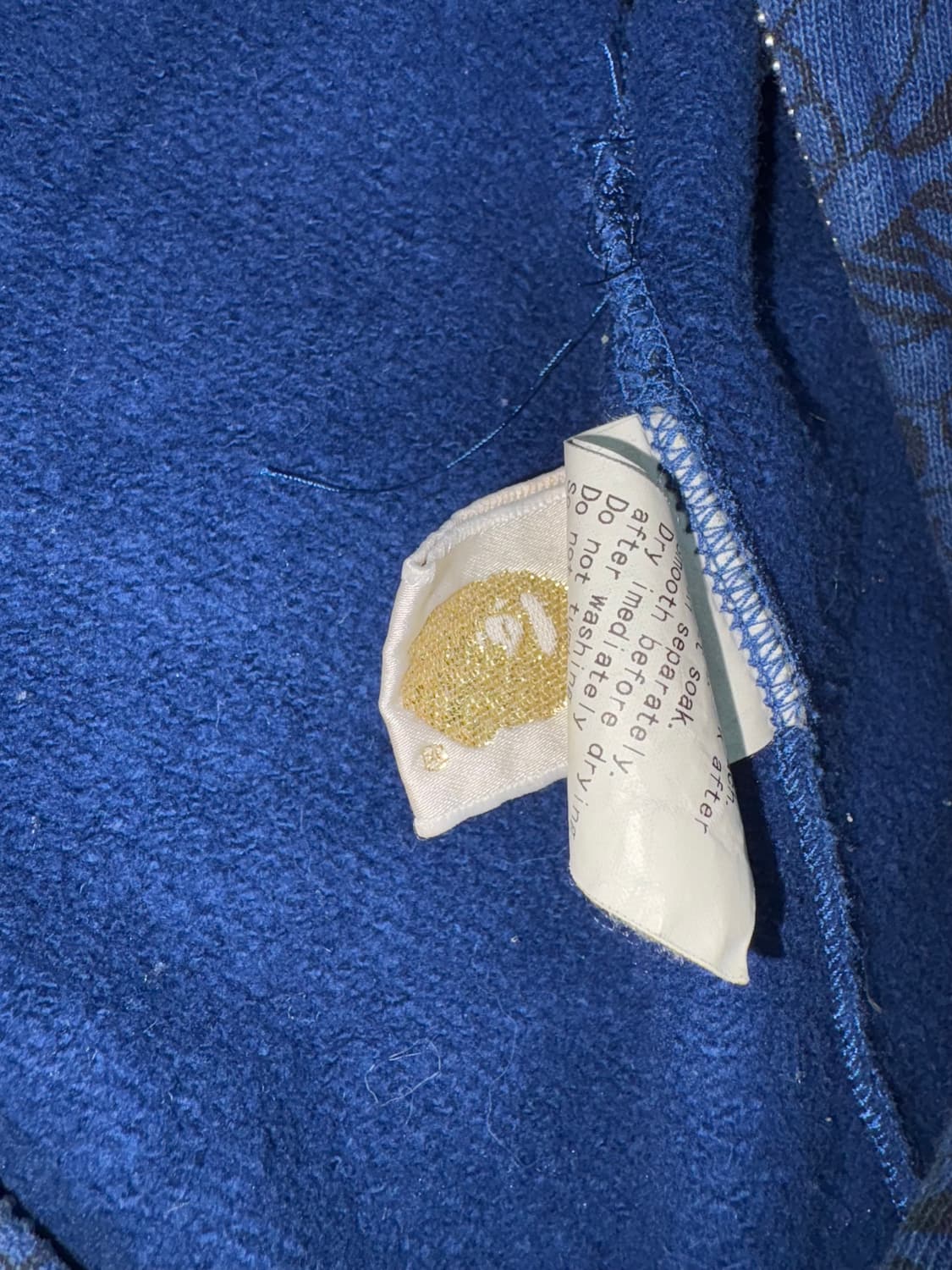 Bape 베이프 베이비 마일로 투웨이 풀집업 상품이미지5