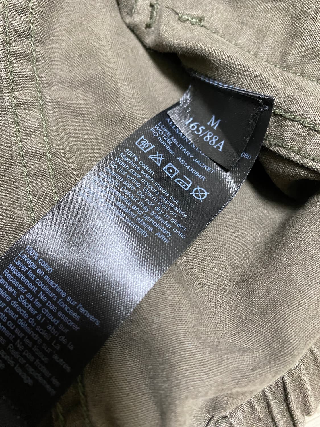 올세인츠 밀리터리 필드 자켓 상품이미지9