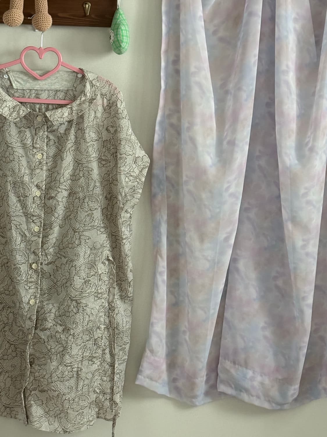 시스루 패턴 원피스 상품이미지2