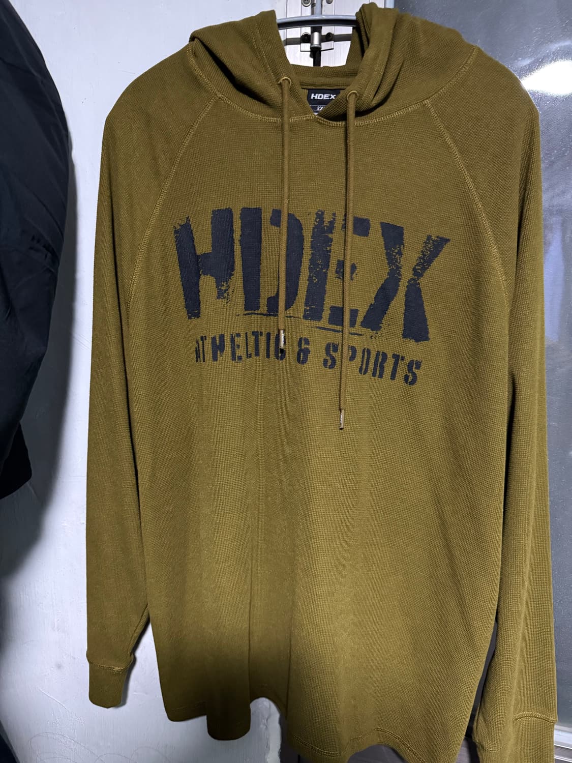 HDEX 카키색 후드긴팔티 2xl 상품이미지1