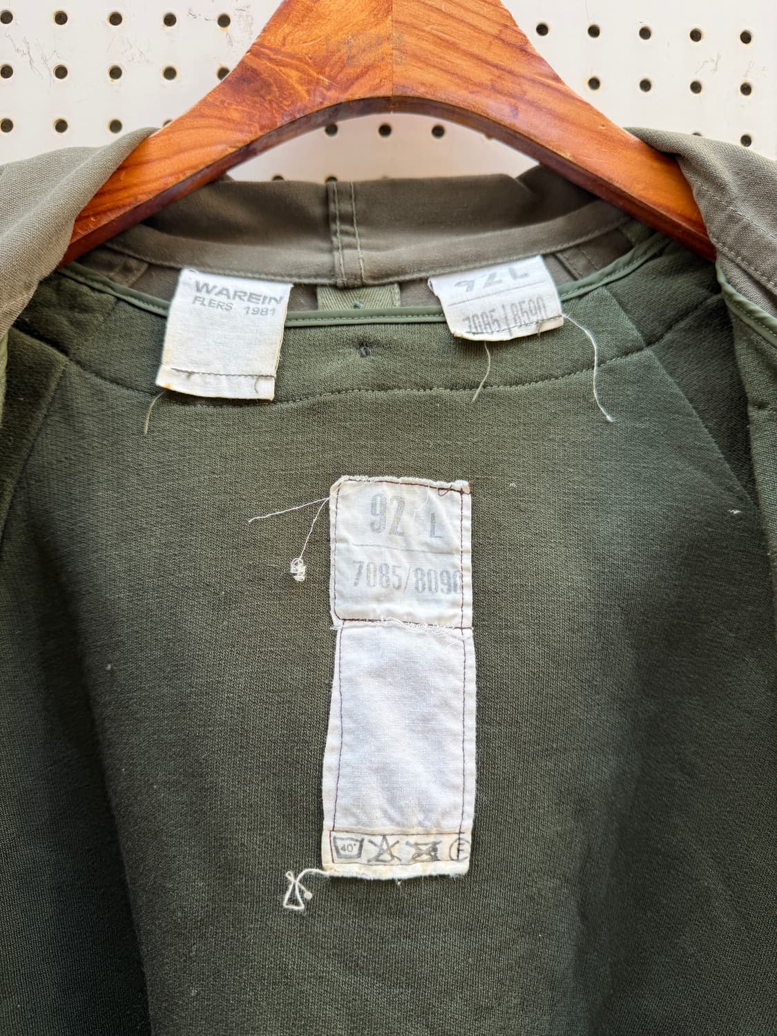 1980s OG FRENCH ARMY M64 FIELD 밀리터리 개파카 상품이미지10