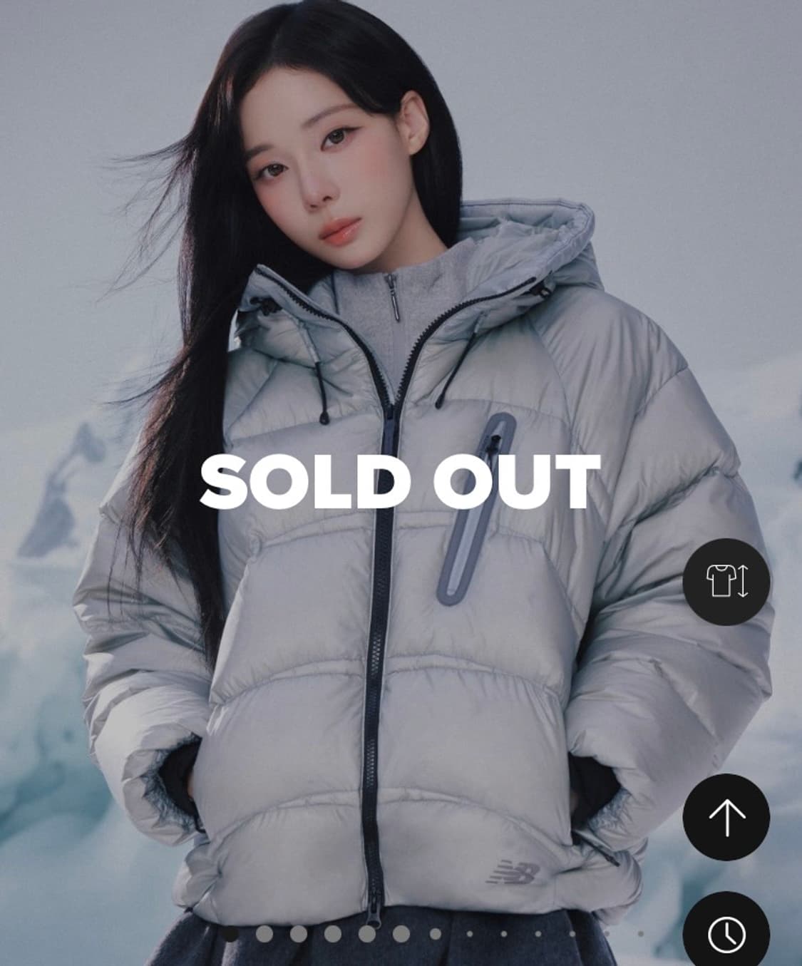 뉴발린스 플라잉77 헤비 구스다운 패딩 상품이미지1