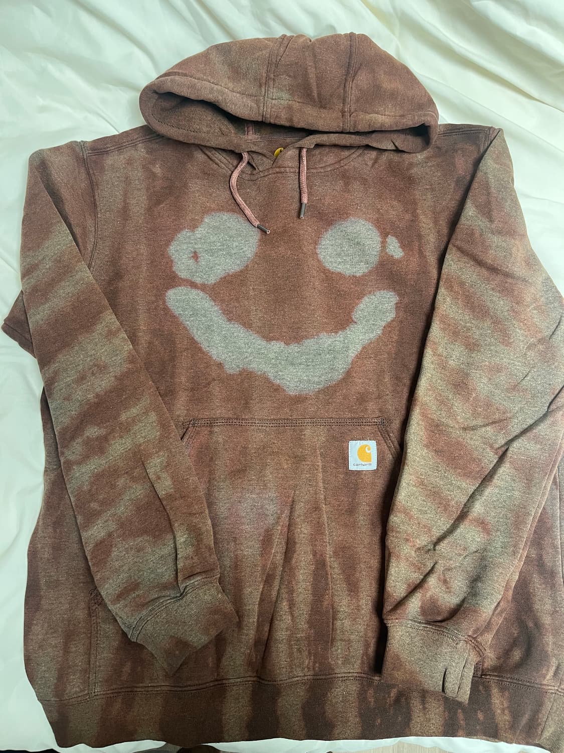 칼하트 스마일 나염 후드티 상품이미지1