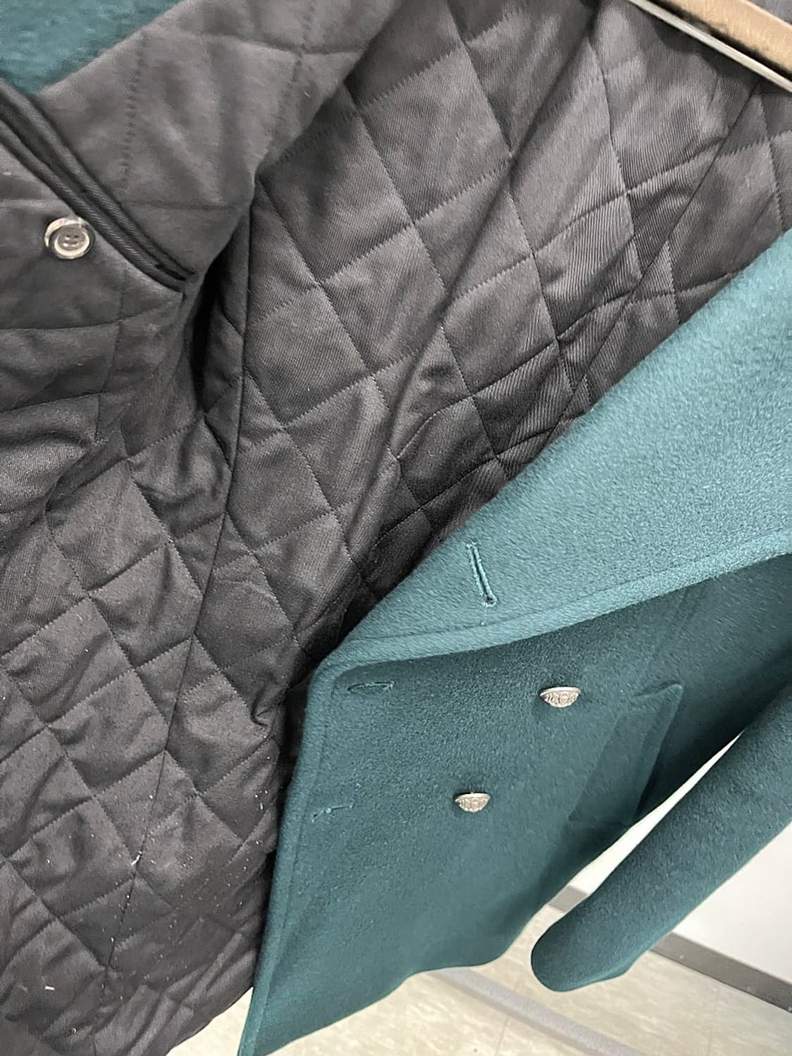 100) 타임 캐시미어 은장 피코트  상품이미지5