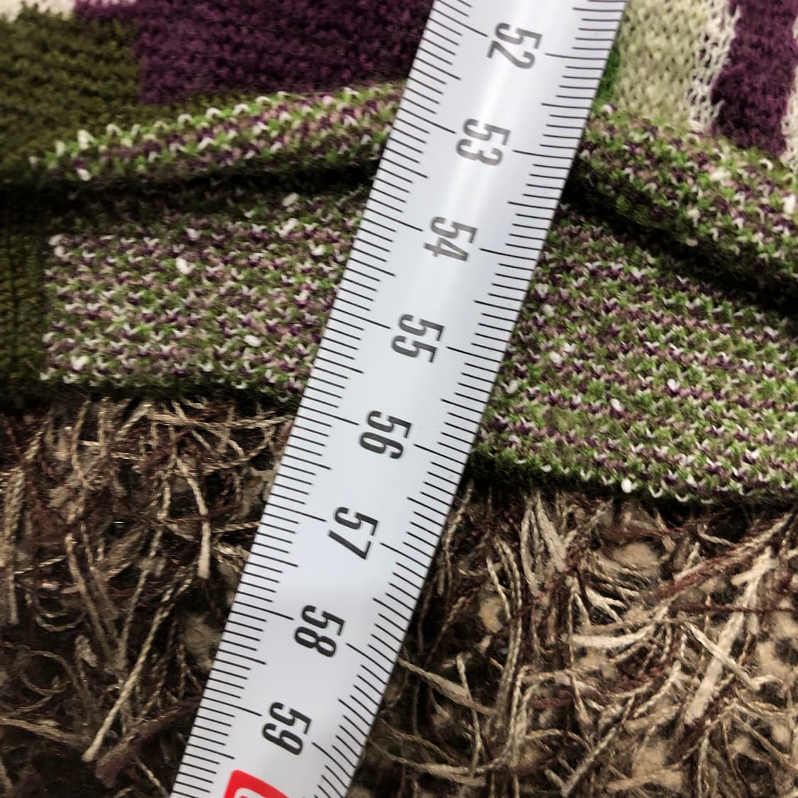 44 미쏘니 하이넥 멀티컬러 니트 집업 자켓 상품이미지10