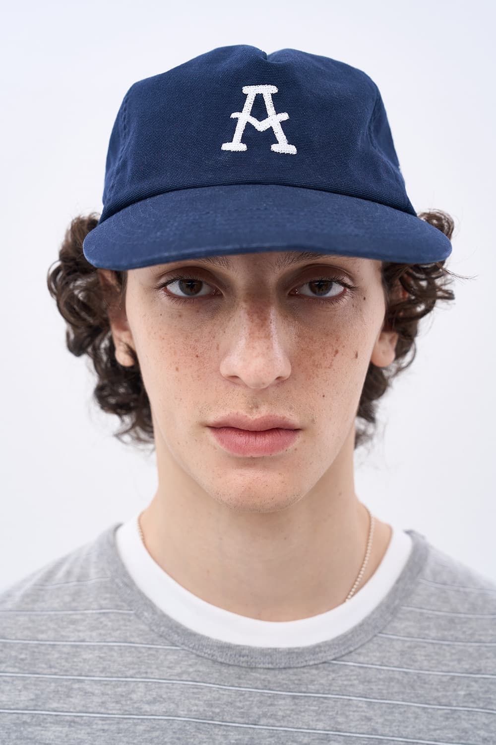 애프터프레이 예산 애플 캡 네이비 상품이미지3