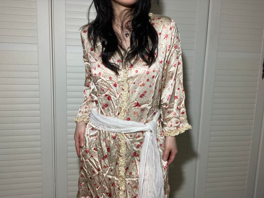 vintage flower long dress 상품이미지9