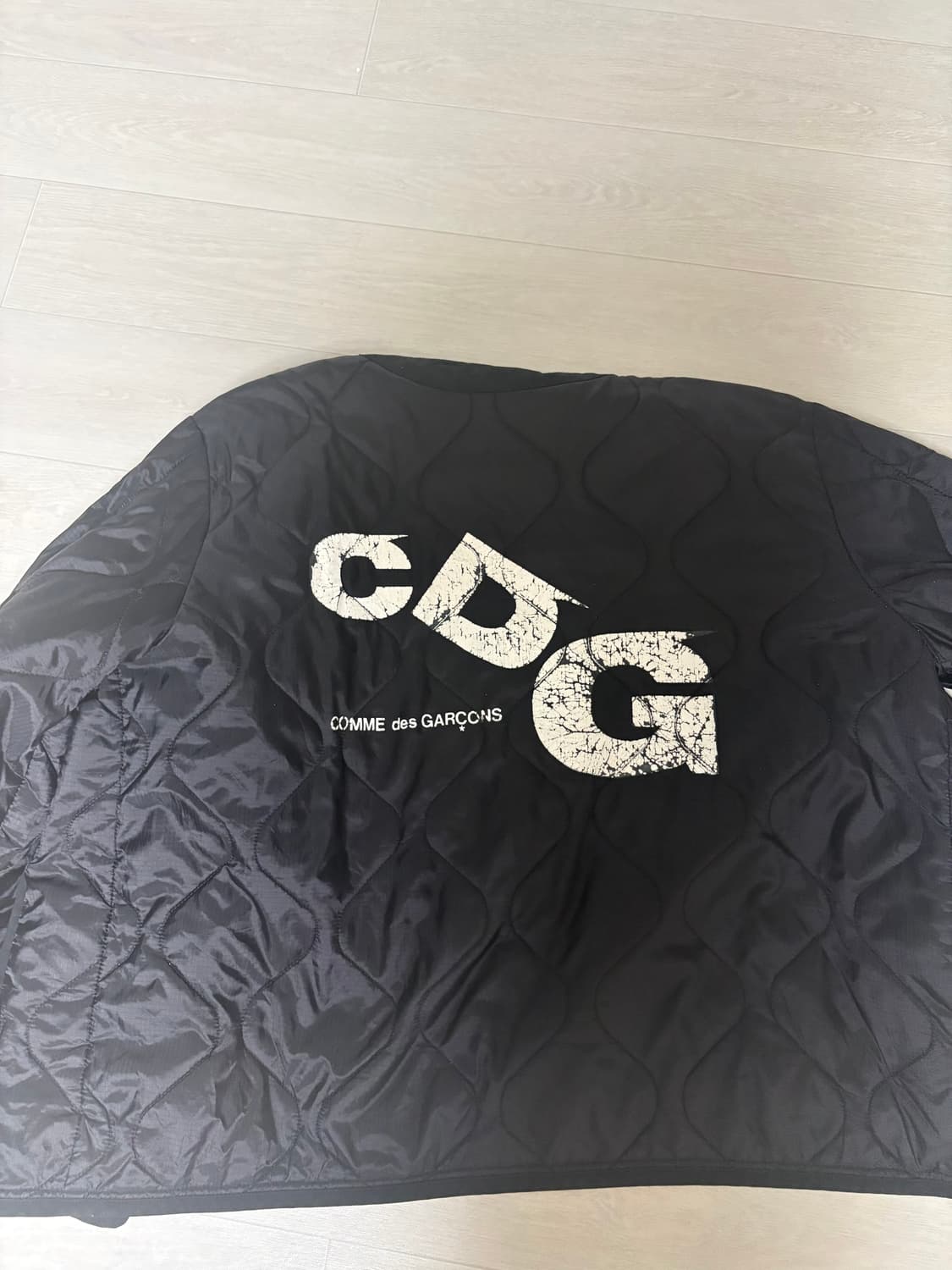 CDGx알파 깔깔이 블랙 XL 판매 상품이미지2