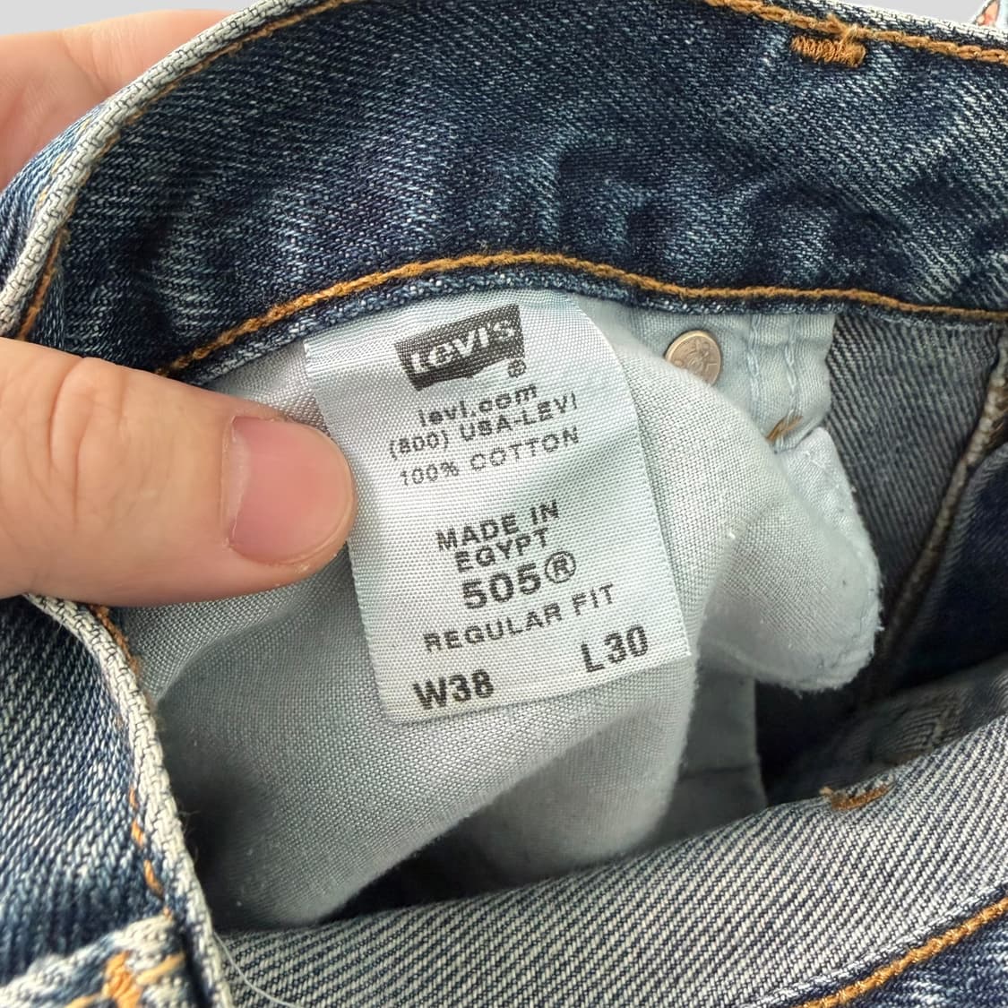 (38)리바이스 505 레귤러핏 데님 청바지 상품이미지8