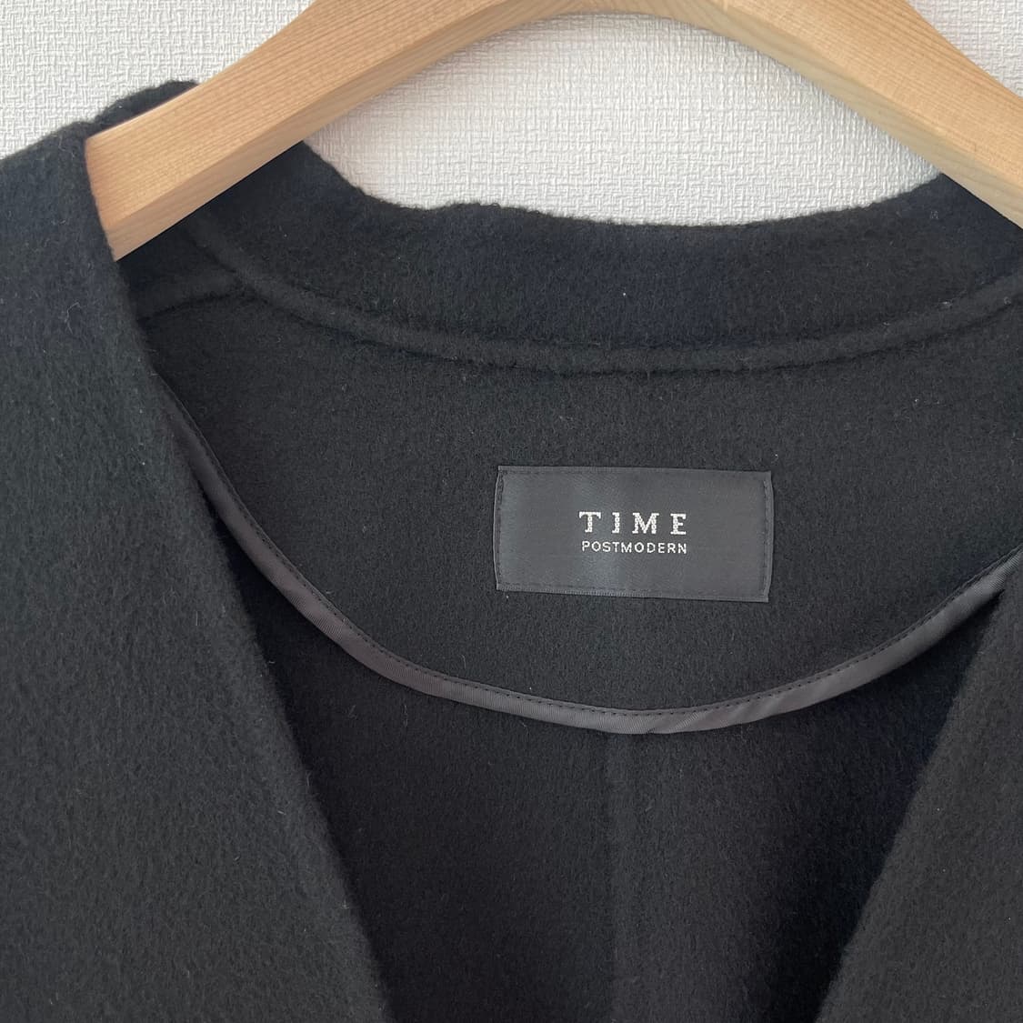 타임 TIME 캐시미어 혼방 민소매 롱 코트  상품이미지4