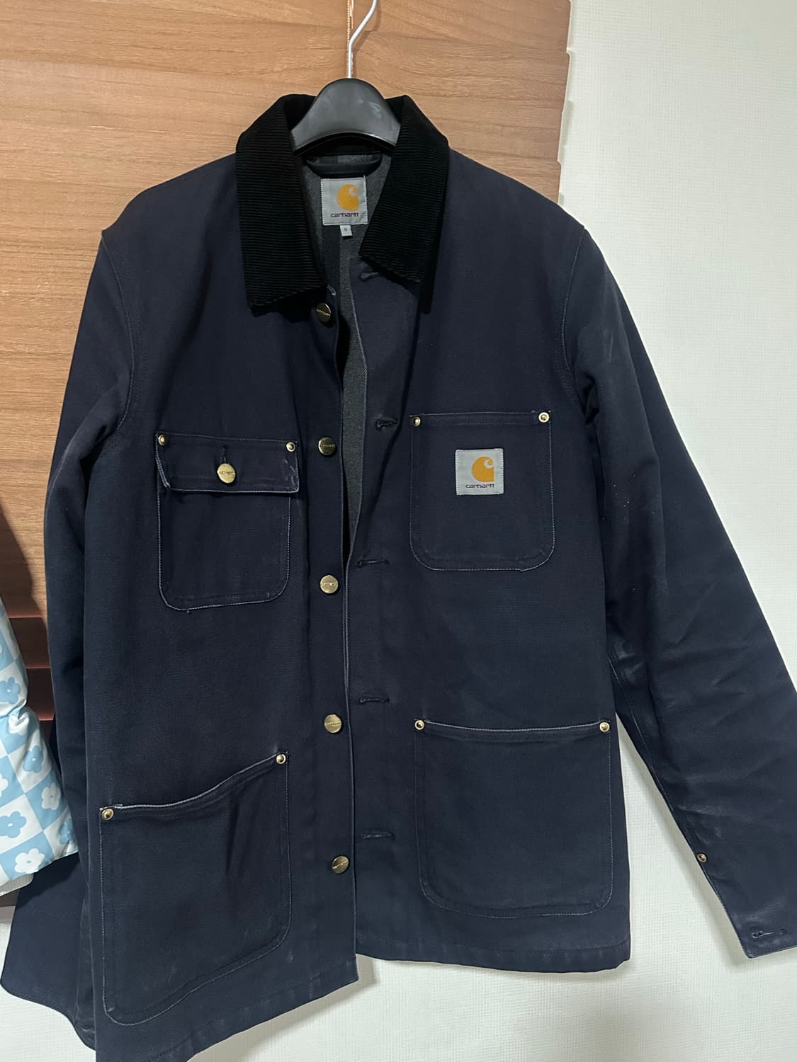 칼하트 WIP 블랙 OG 디트로이트 자켓 네이비 상품이미지1