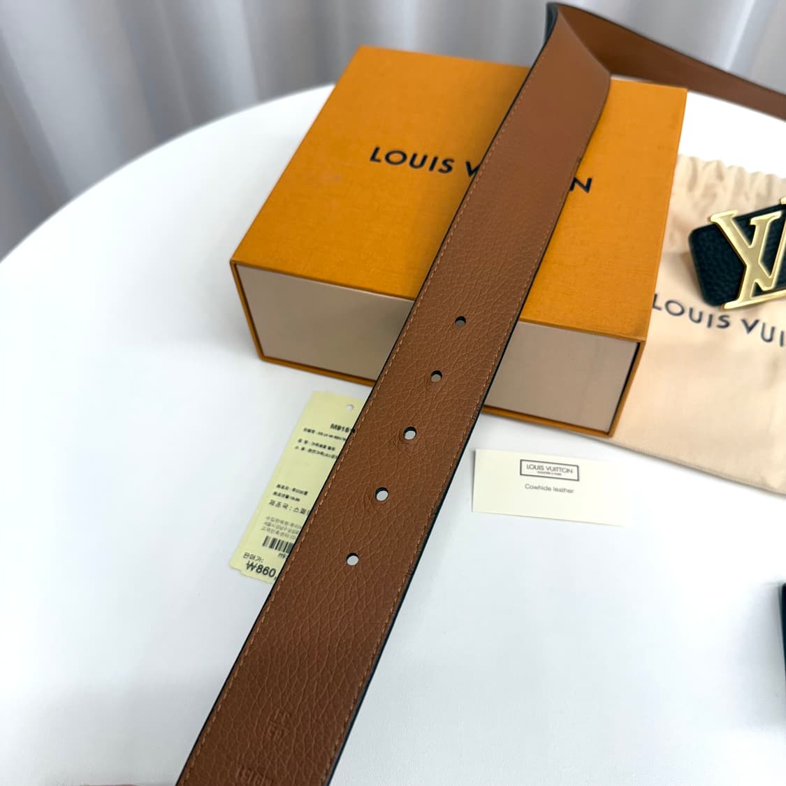 [85] 루이비통 LV 이니셜 리버시블 벨트 40mm 상품이미지7