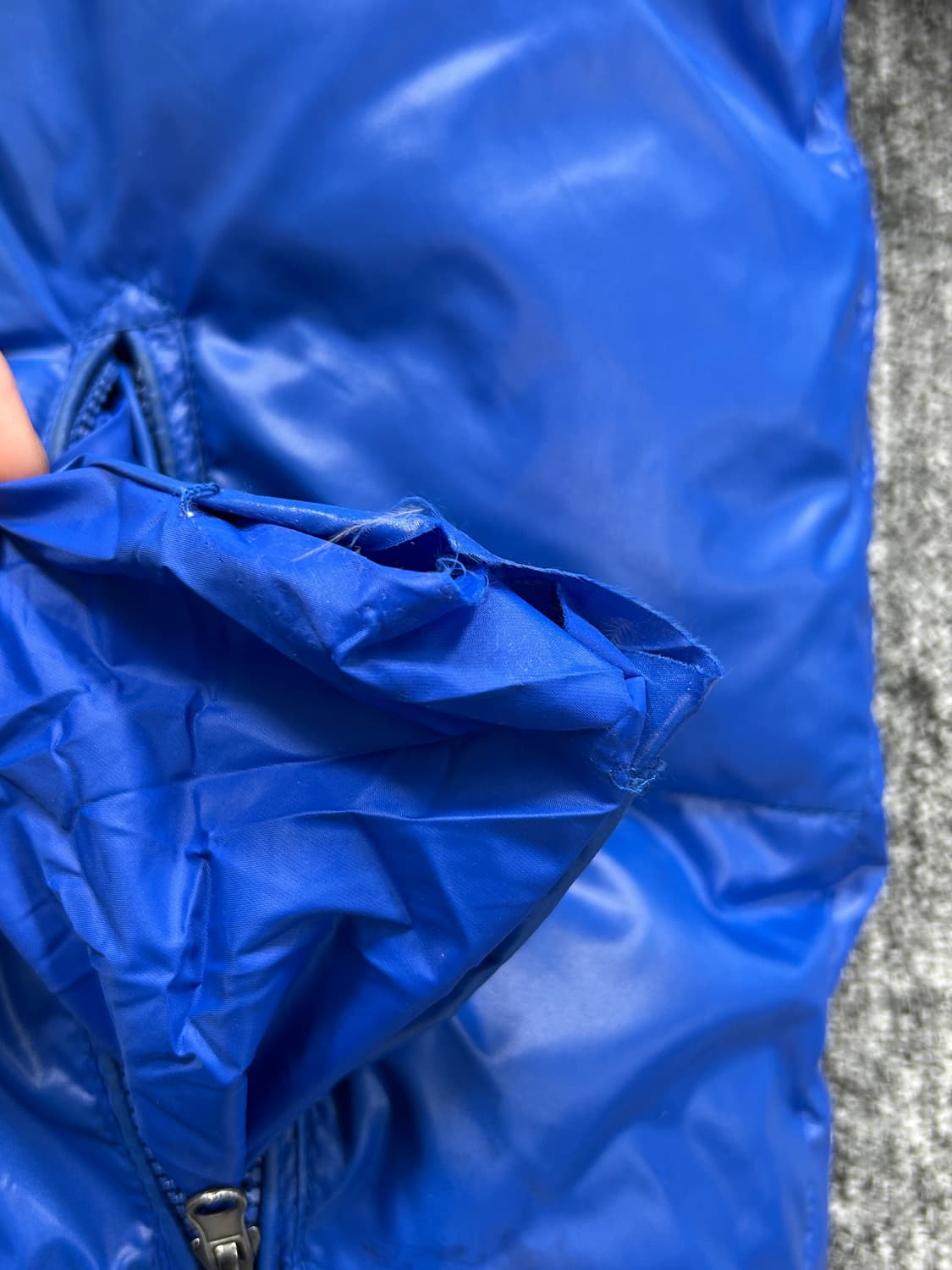 폴로 랄프로렌 빅포니 블루 패딩 XL   상품이미지7