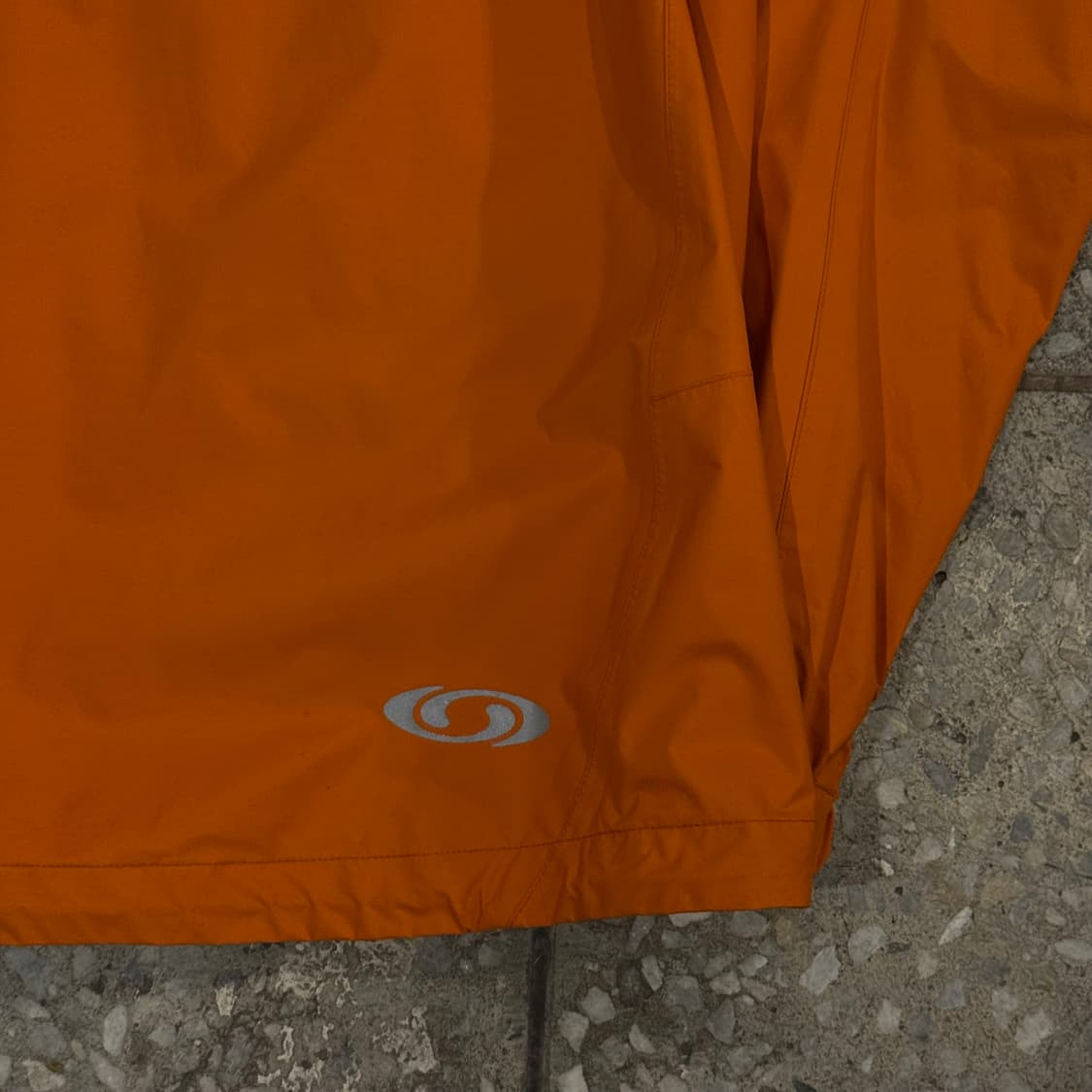 살로몬 오렌지 후드 바람막이 L 상품이미지4